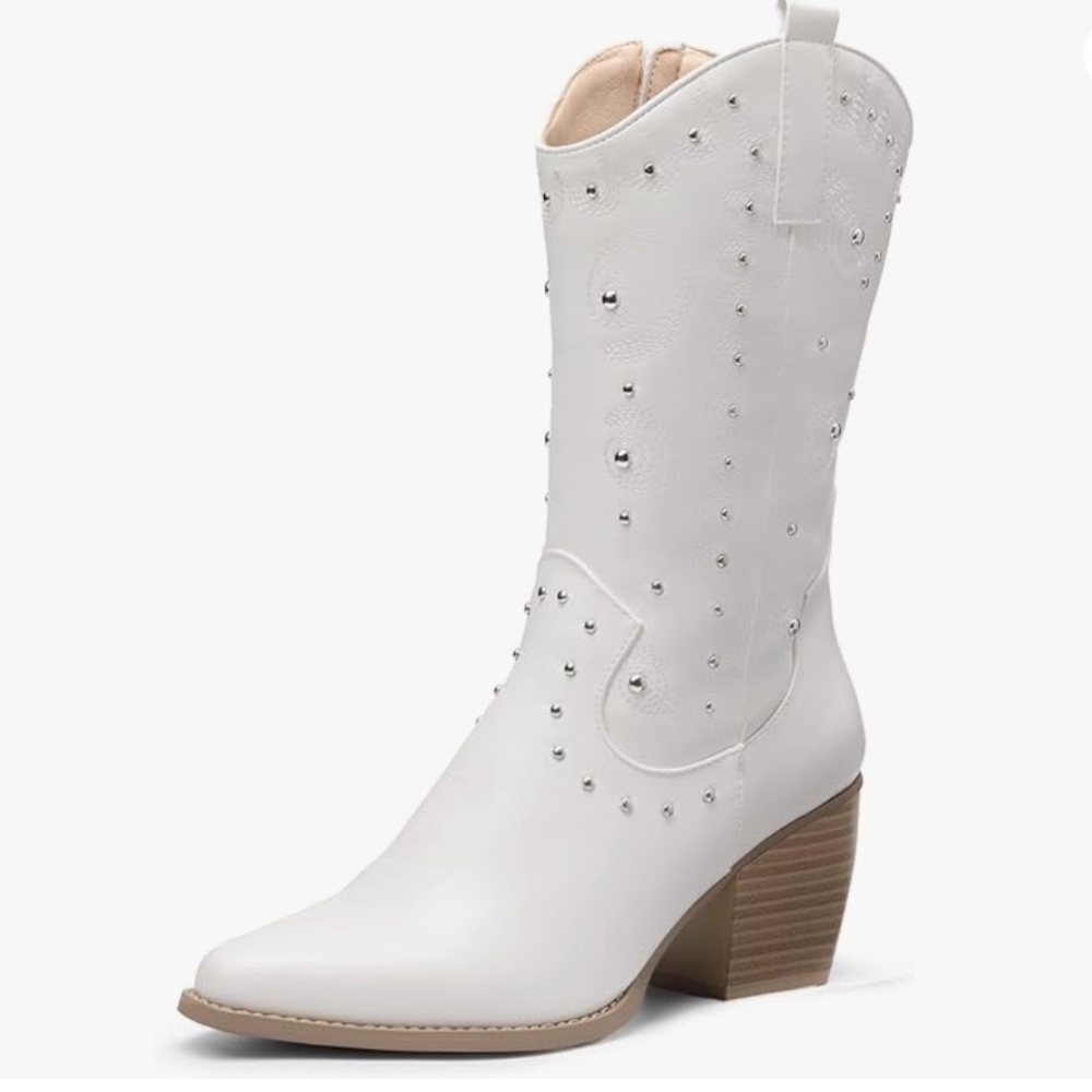 Women's Mid Calf Cowboy Boots